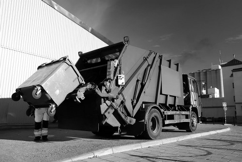 Inspector conducting a supplier audit at a Dalston waste site