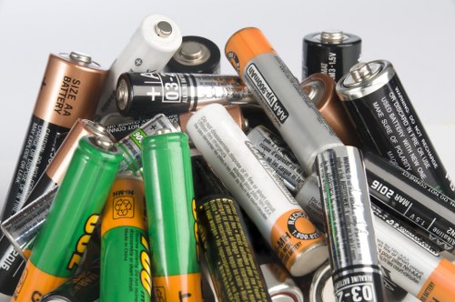 Delivery van and team preparing for a commercial clearance in Dalston